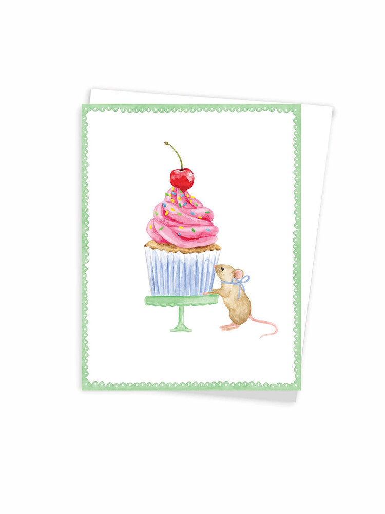Hobeika Art Carte de souhaits - Bonne fête Cupcake