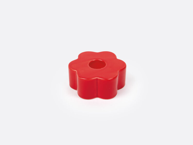 DOIY Bougeoir - Fleur rouge
