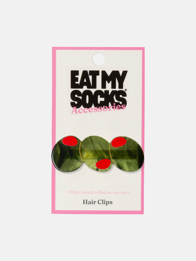 Eat my socks Pince à cheveux - Olive