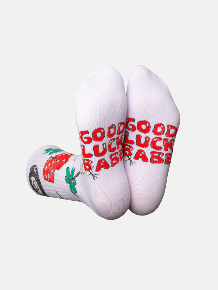Eat my socks Chaussettes - Good luck babe