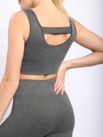 TOP ribbed cut-out back Sport