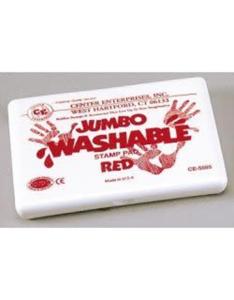 Jumbo Washable Pad: Red