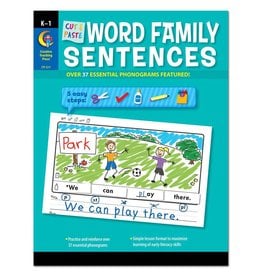 Cut & Paste Word Family Sentences