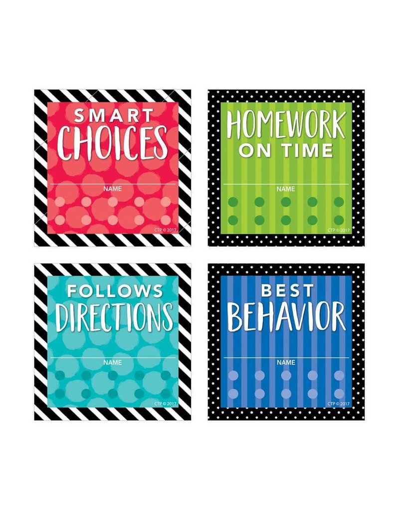 Bold and Bright Punch Cards Incentives