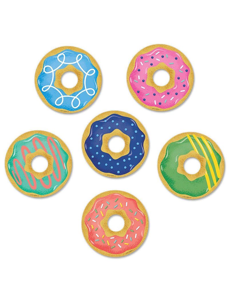 Mid-Century Mod Donuts 3" Designer Cut-Outs