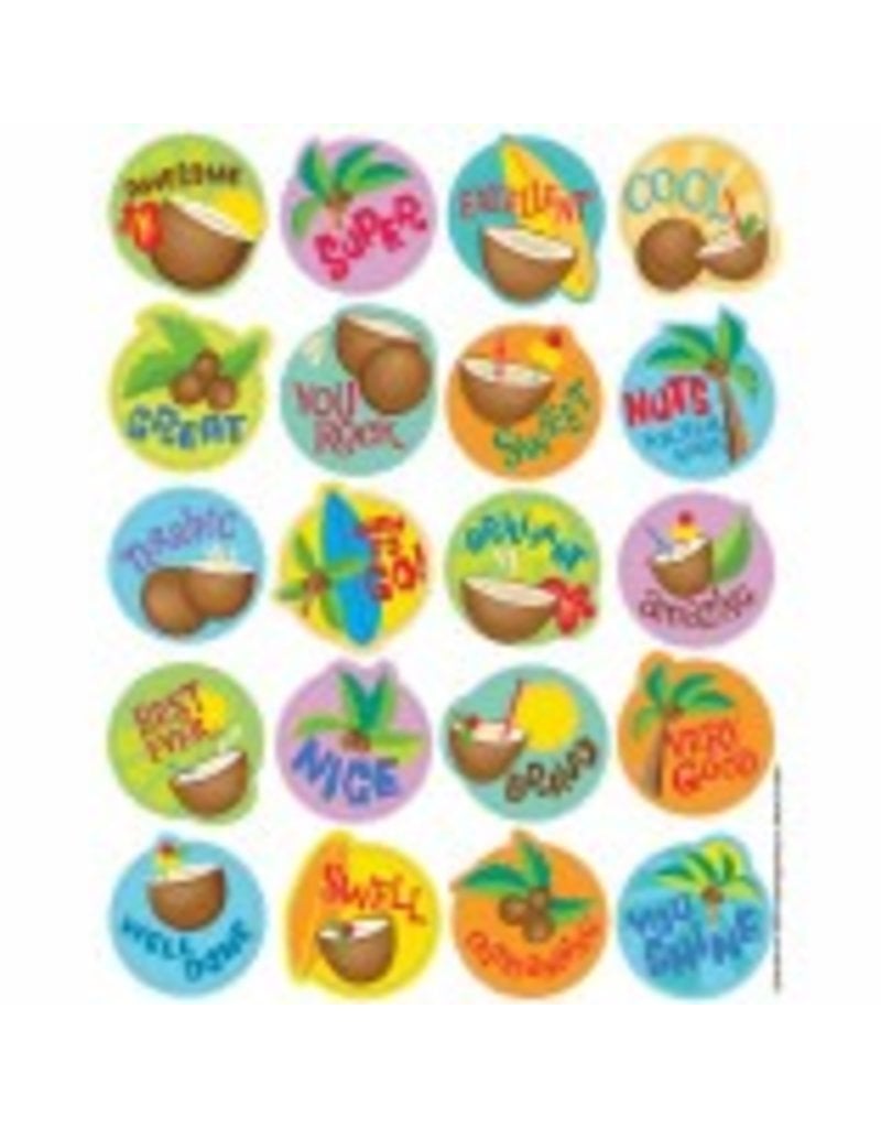 Coconut Scented Stickers