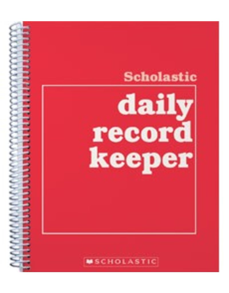 Scholastic Daily Record Book  Keeper