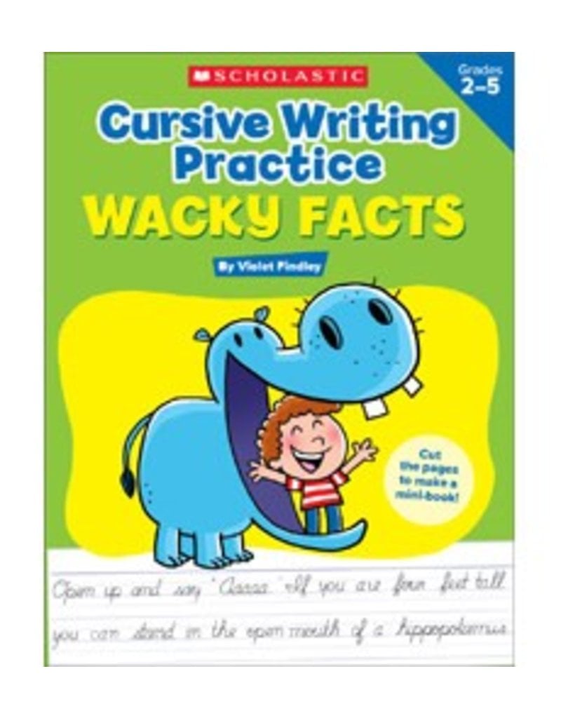 Cursive Writing Practice: Wacky Facts