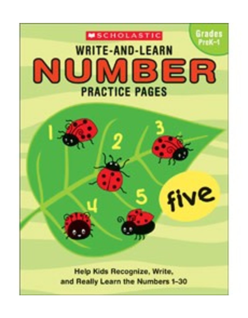 Write-and-Learn Number Practice Pages