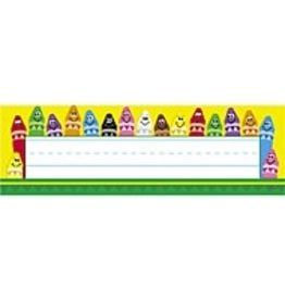 Colorful Crayons Nameplates