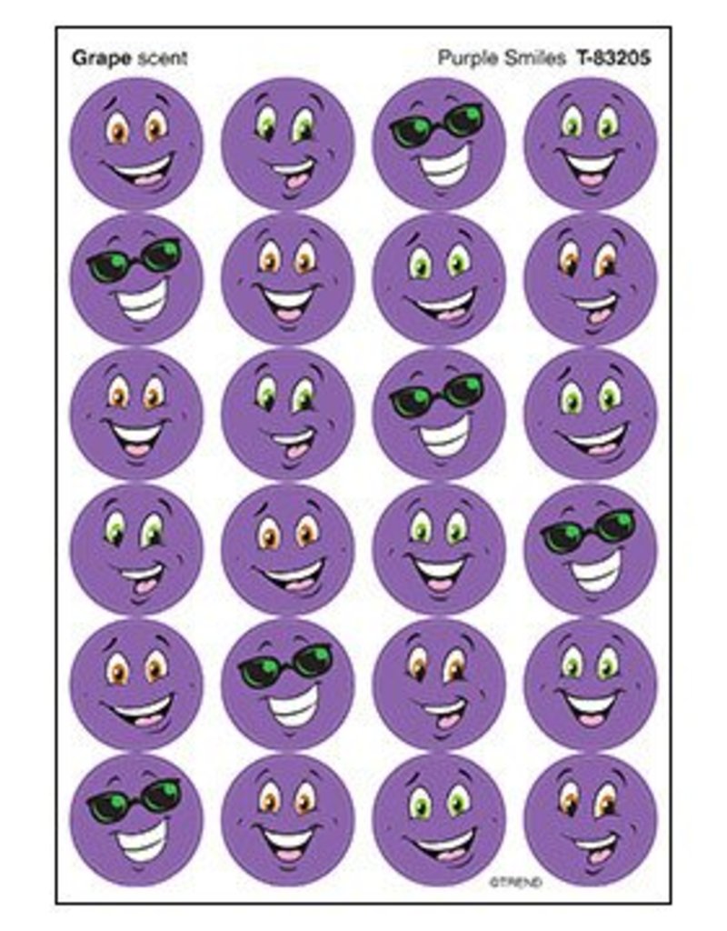 Purple Smiles/Grape Stickers