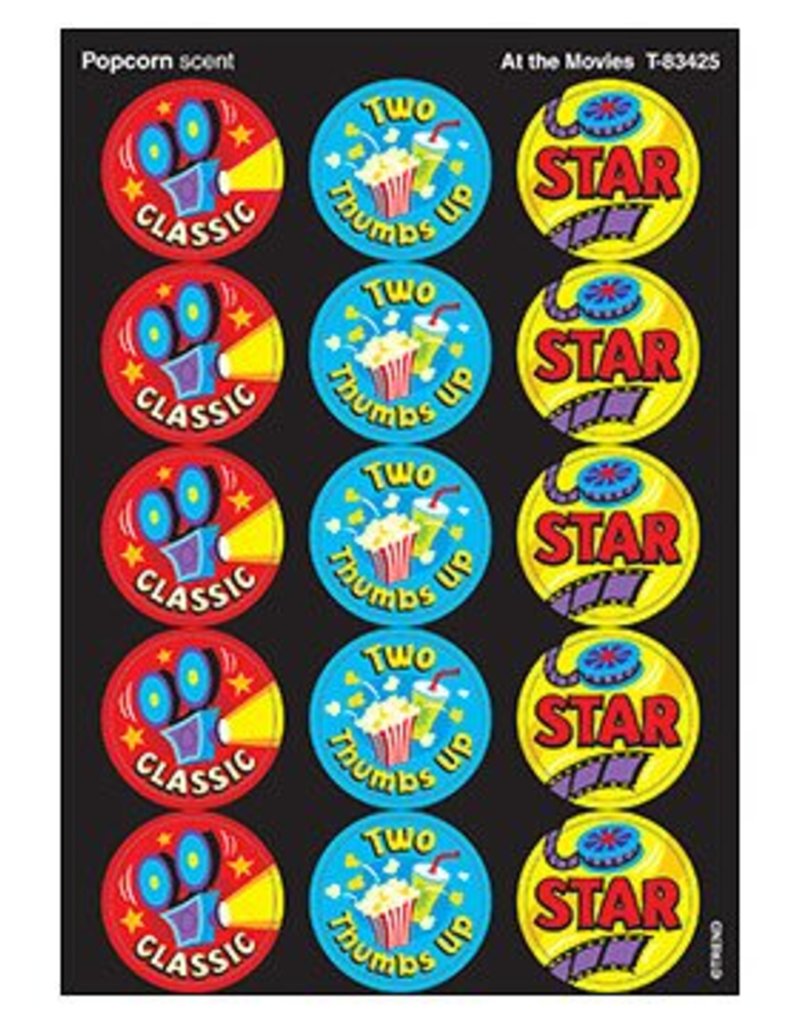 At the Movies/Popcorn Stickers