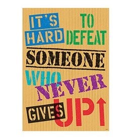 *It's Hard to Defeat Someone... Poster