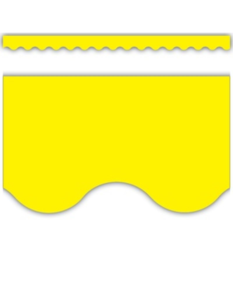 Scalloped Border Trim:  Yellow