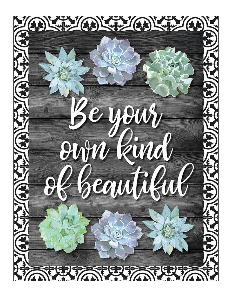 Simply Stylish Be Your Own Kind of Beautiful Poster