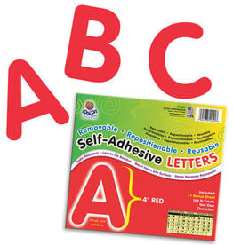 Pacon® Self-Adhesive Letters 4"   Red, Puffy Font   78 Characters