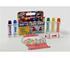 Do A Dot Art! Set of 4 Pack Rainbow Washable Dot Paint Markers for Kids and  Toddlers, The Original Dot Marker