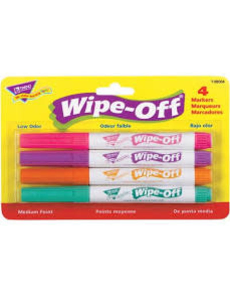 4-Pack Bright Colors Dry Erase Markers