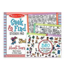 Seek & Find Around Town Sticker Pad