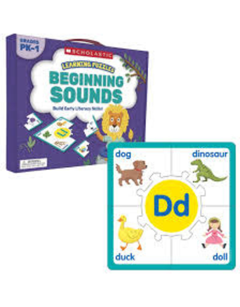 Beginning Sounds Learning Puzzles - Tools 4 Teaching