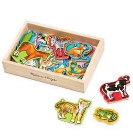 Wooden Animal Magnets