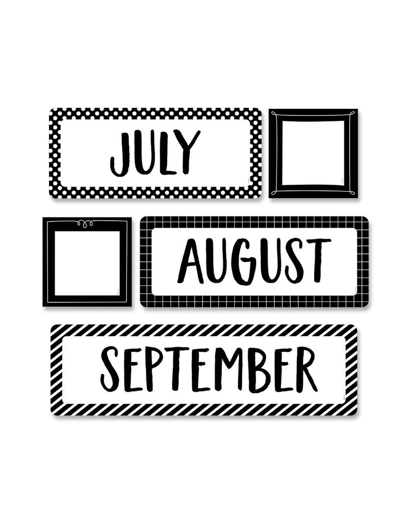 Core Decor Months of the Year Mini Bulletin Board