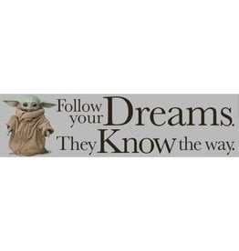 The Mandalorian Follow Your Dreams Banner