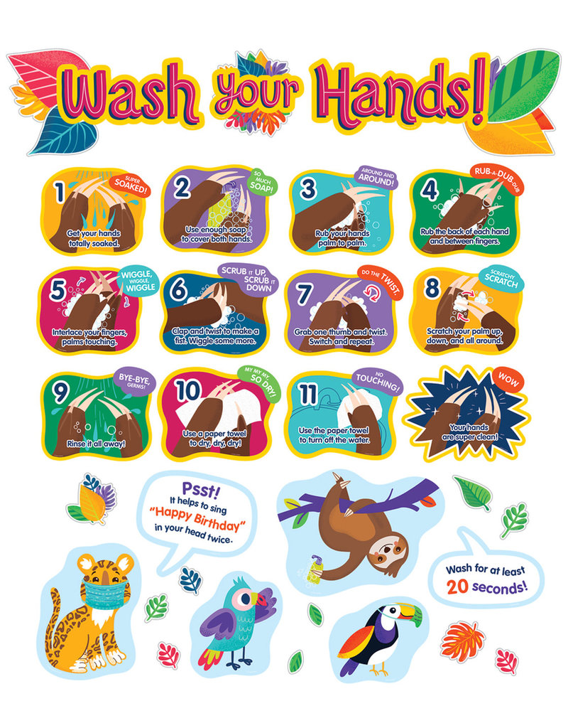 *One World Handwashing Bulleting Board Set