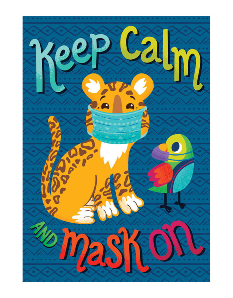 Keep Calm and Mask On Poster