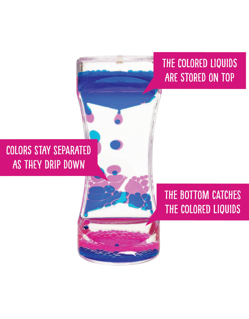 Blue & Pink Liquid Motion Bubbler