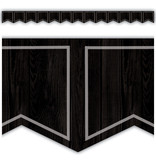 Modern Farmhouse Black Pennants Die-Cut Border Trim