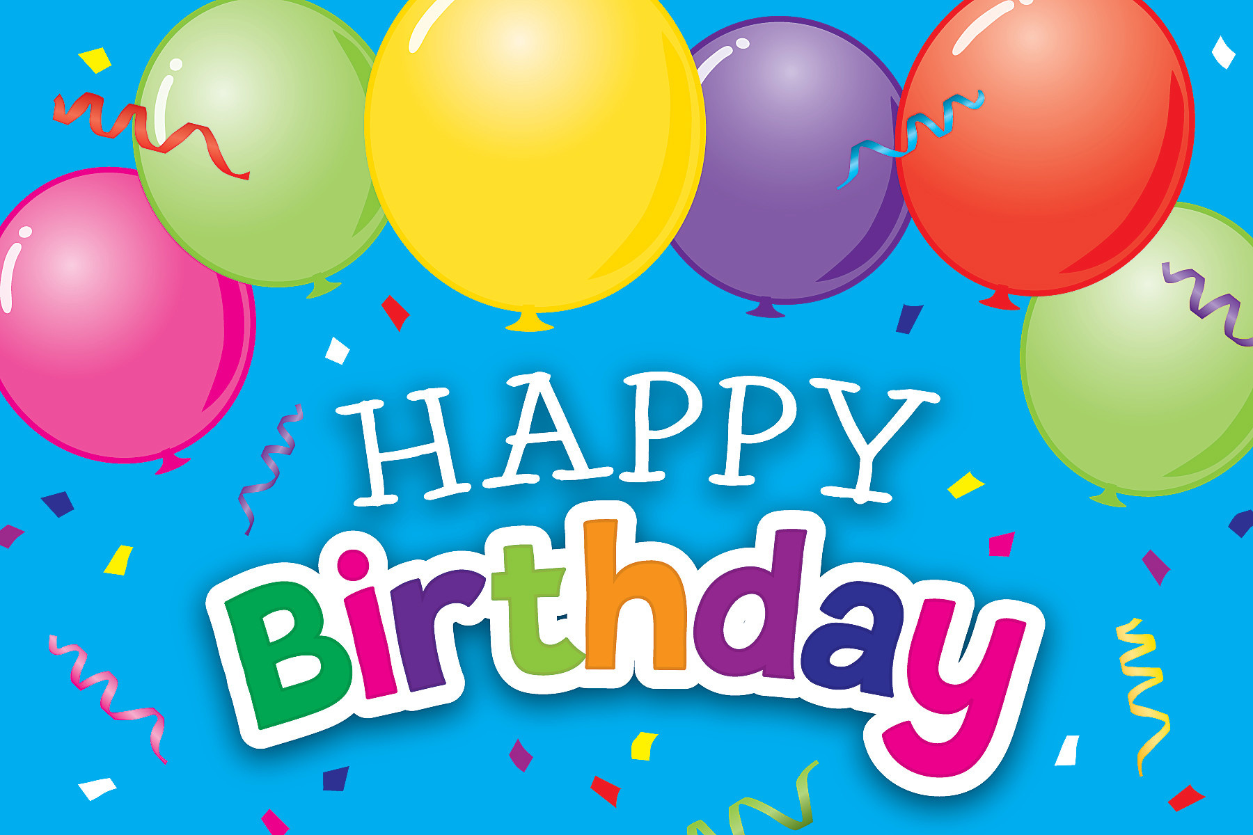 Happy Birthday Balloons Postcards Tools 4 Teaching