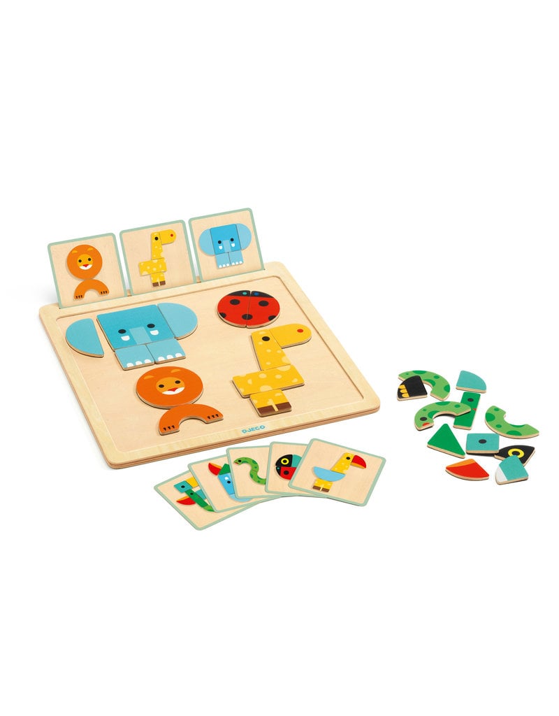 GeoBasic Wooden Puzzle