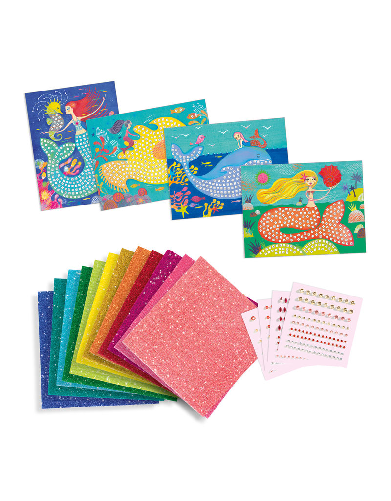 The Mermaid's Song Sticker and Jewel Mosaic Craft Kit