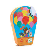 Hot Air Balloon 16pc Silhouette Mini Jigsaw Puzzle