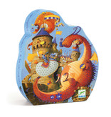 Valliant & The Dragon 54pc Silhouette Jigsaw Puzzle