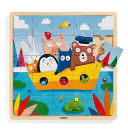 Puzzlo Boat Wooden Jigsaw Puzzle