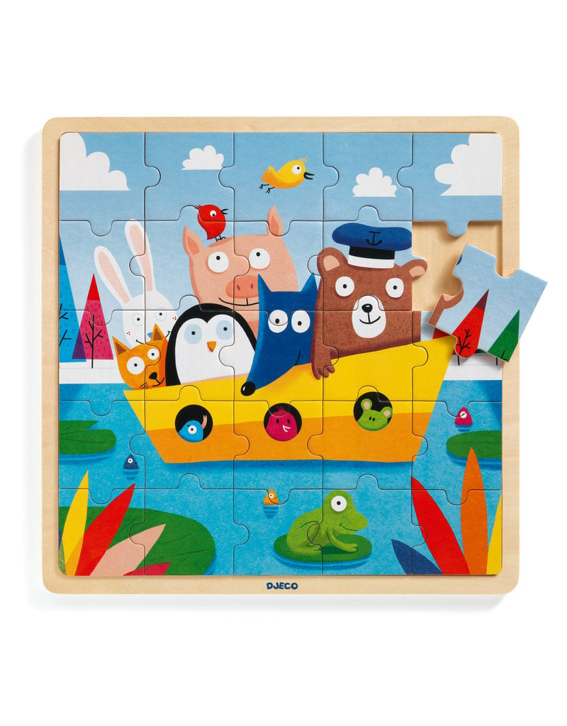 Puzzlo Boat Wooden Jigsaw Puzzle