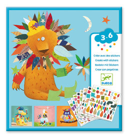 Create Animals Sticker Collage Activity