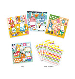 Colored Dots Sticker Collage Activity
