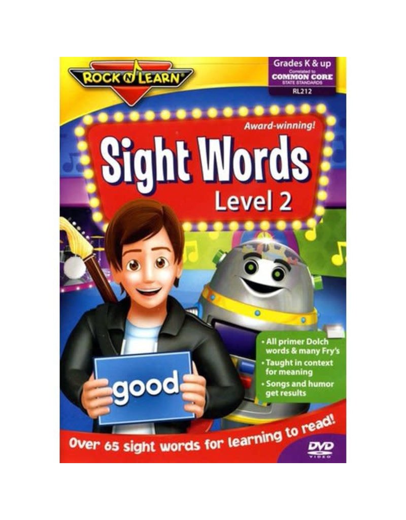 *Rock 'n Learn Sight Words Level 2 DVD