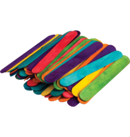 STEM Basics: Multicolor JumboCraft Sticks - 200