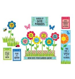 Garden of Good Manners Mini Bulletin Board