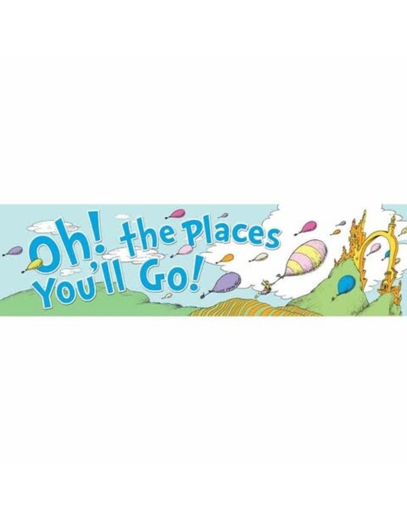Dr. Seuss Oh the Places Banner