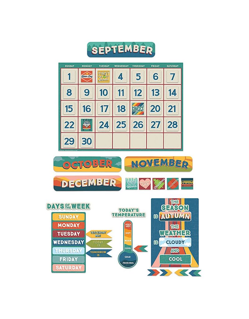 Adventurer  Calendar Bulletin Board Set