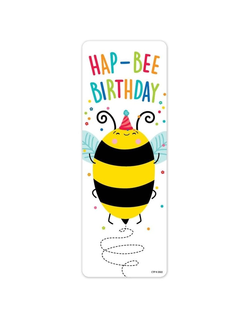 HAP-BEE Birthday Bookmark