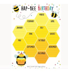 Busy Bees Happy Birthday Chart