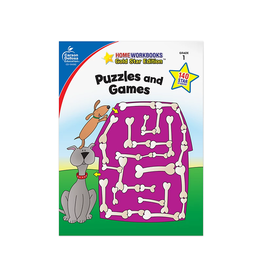 Puzzles and Games (1) Home Workbook—Gold Star Edition