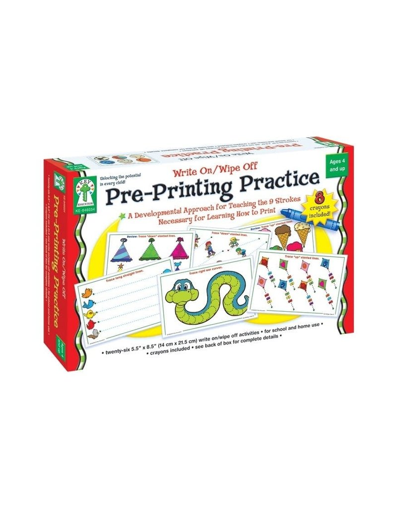 PrePrinting Practice Write On/Wipe Off Cards