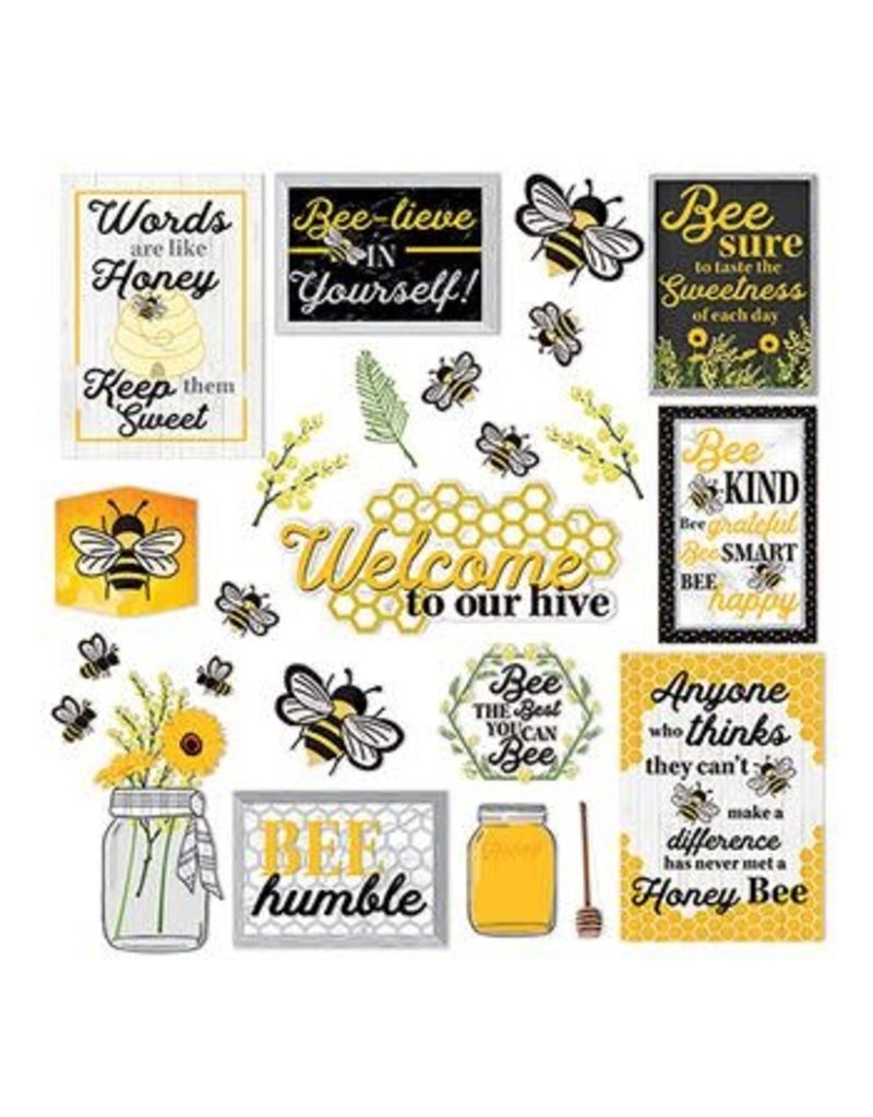 The Hive Motivational Gallery Wall Bulletin Board Set